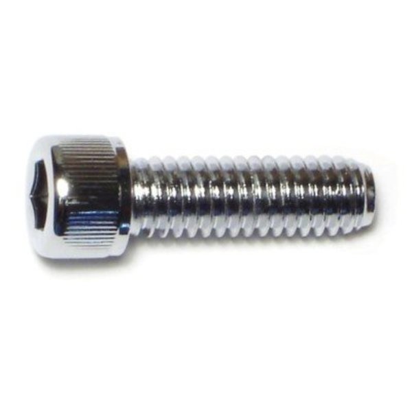 Midwest Fastener 5/16"-18 Socket Head Cap Screw, Chrome Plated Steel, 1 in Length, 10 PK 75065